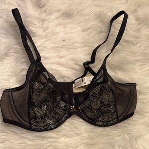 Chantelle Black Sheer Lace Bra